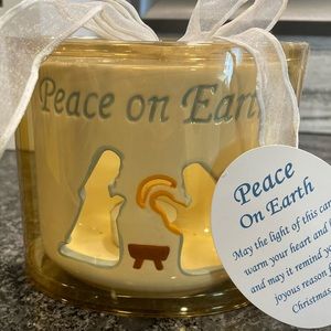 New Waxcessories manger scene Christmas candle